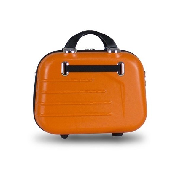 Pomarańczowy kuferek podróżny My Valice PREMIUM Make Up & Hand Suitcase-image-1