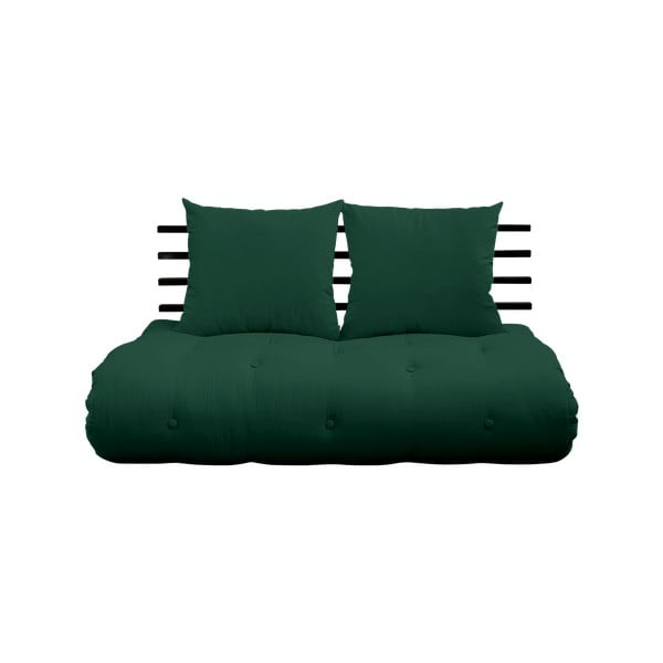 Sofa rozkładana Karup Design Shin Sano Black/Dark Green