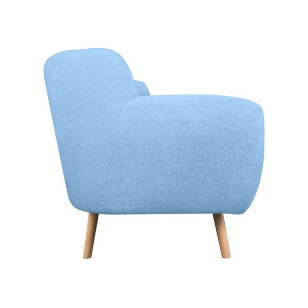 Jasnoniebieska sofa dwuosobowa Kooko Home Pop-image-3