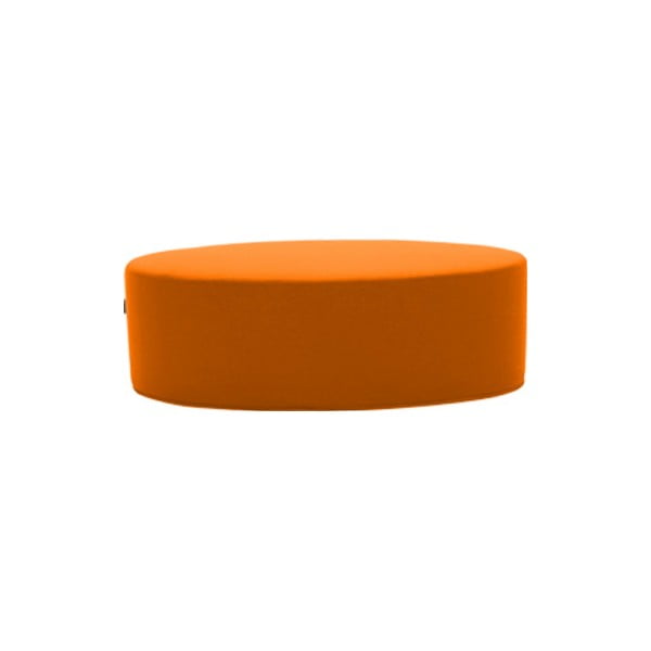 Pomarańczowy puf Softline Bon-Bon Valencia Orange, dł. 120 cm