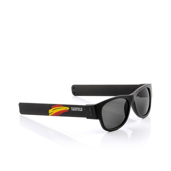 Czarne dziecięce zwijane okulary przeciwsłoneczne InnovaGoods Sunfold Mondial Spain-image-4