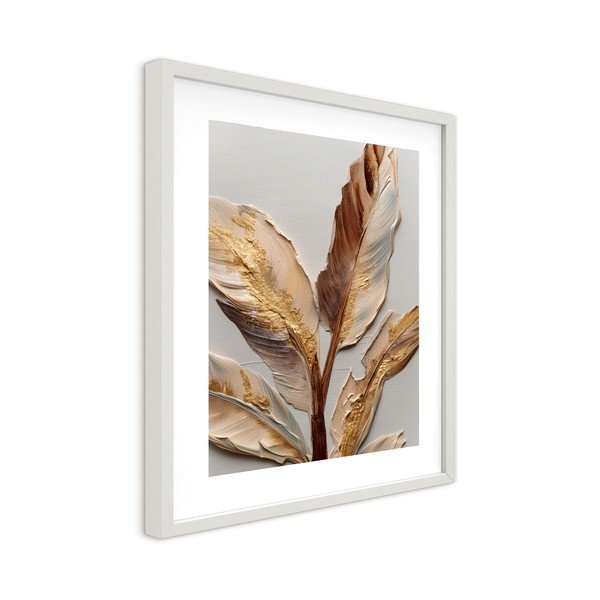 Obraz drukowany z ramą w zestawie 40x50 cm Golden Strelitzia – Styler-image-4