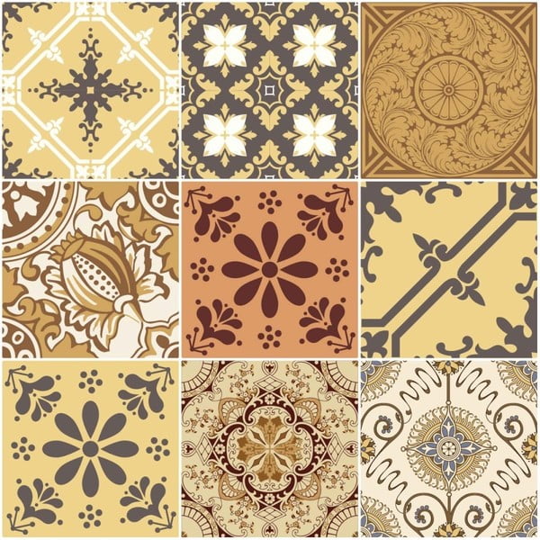 Zestaw 9 naklejek Ambiance Cottage, 10x10 cm-image-1