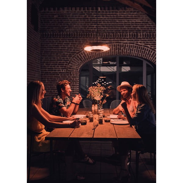 Czarny wiszący elektryczny ogrzewacz ENDERS Marbella-image-1