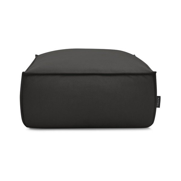 Czarny podnóżek z imitacji skóry Boheme – Bobochic Paris-image-3