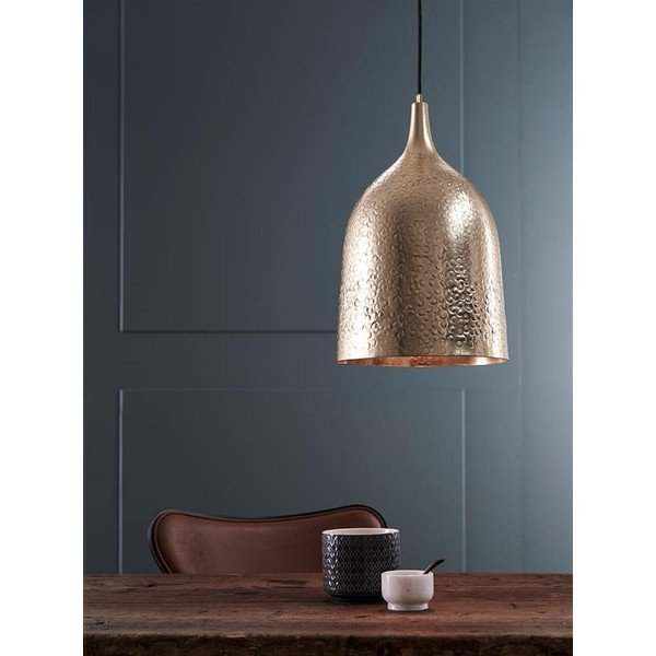 Złota lampa wisząca Markslöjd Bongo-image-1