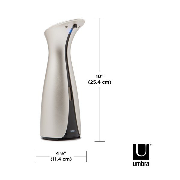 Automatyczny dozownik do mydła w kolorze srebra 250 ml Otto – Umbra-image-4