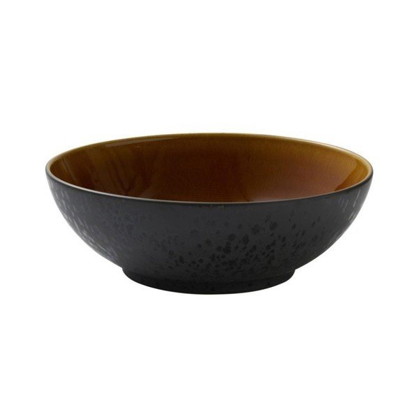 Czarna/w bursztynowym kolorze kamionkowa misa ø 30 cm Gastro Black/Amber – Bitz