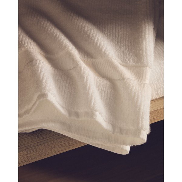 Biały bawełniany ręcznik kąpielowy frotte 70x140 cm Olvira – Kave Home-image-2
