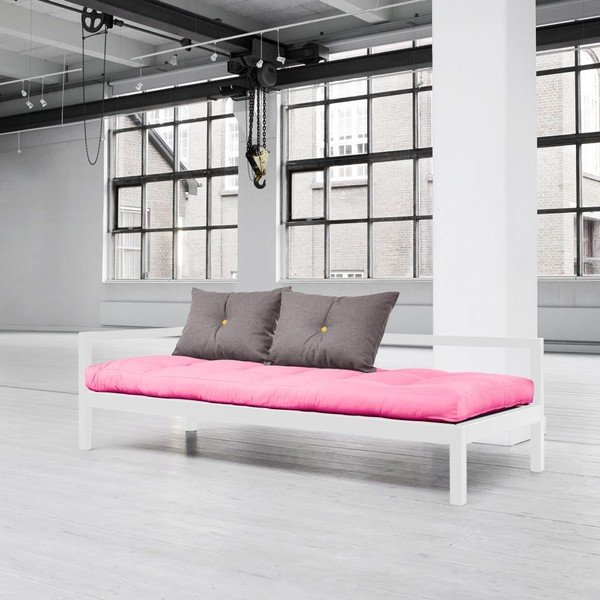 Sofa wielofunkcyjna Karup Soul Cool Gray/Magenta/Amarillo-image-1
