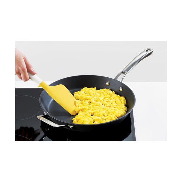 Żółto-biała silikonowa szpatułka Joseph Joseph Elevate-image-3