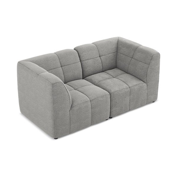 Szara sofa z materiału bouclé 180 cm Aloha – Makamii-image-3