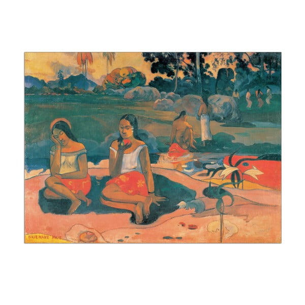 Obraz Paul Gauguin - Nave Nave Moe, 100x74 cm