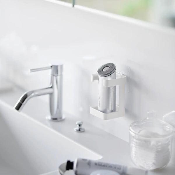 Biały metalowy uchwyt na maszynkę do golenia Film Hook – YAMAZAKI-image-4