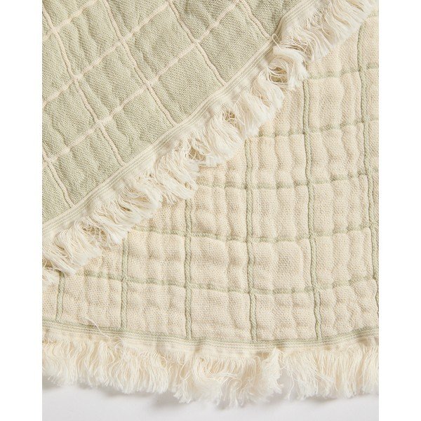 Jasnozielony koc dziecięcy żakardowy 130x170 cm Tivaro – Kave Home-image-4