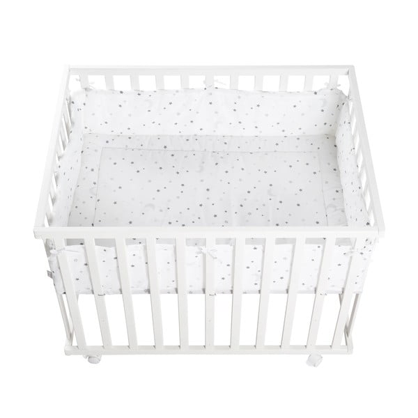 Biały kojec dla dzieci 100x75 cm Sternenzauber – Roba-image-1