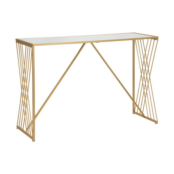 Konsola w kolorze złota 40x120 cm Easy – Mauro Ferretti-image-4
