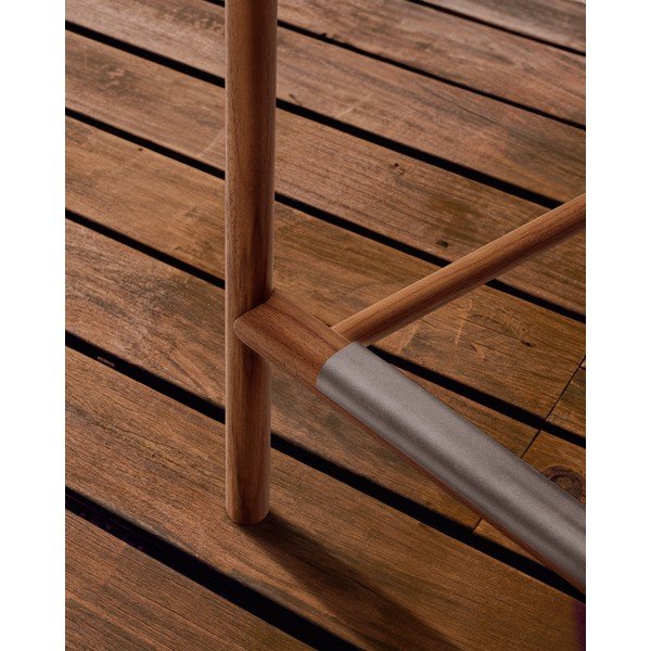 Drewniany hoker ogrodowy w naturalnym kolorze Turqueta – Kave Home-image-4