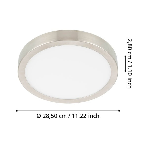 Szara lampa sufitowa LED FUEVA 5 – EGLO-image-2