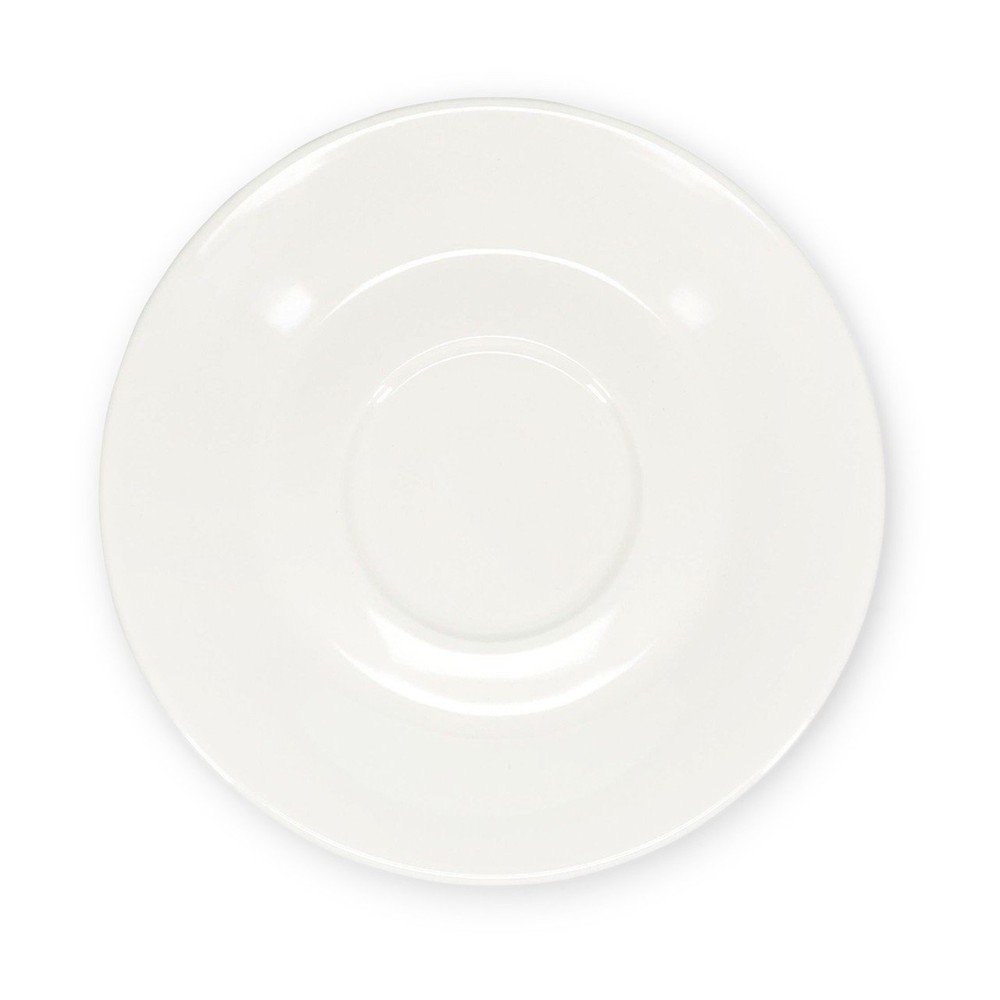 Biały porcelanowy spodek ø 15,5 cm Barista – BonBistro