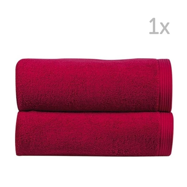 Czerwony ręcznik kąpielowy Sorema New Plus, 50 x 100 cm