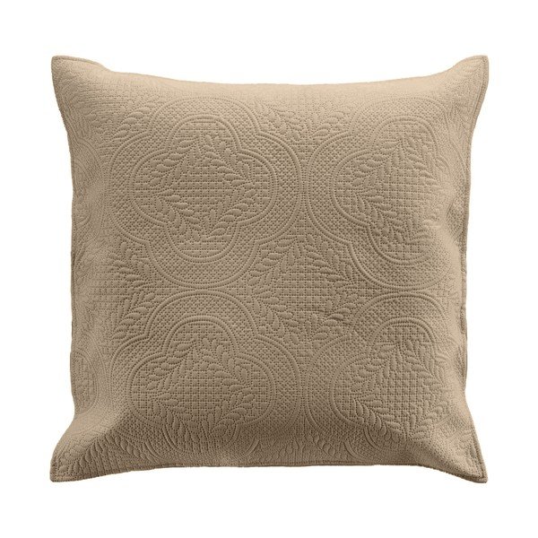 Jasnobrązowy zestaw narzuty na łóżko i poszewki na poduszkę z mikrowłókna 240x260 cm Romane – douceur d'intérieur-image-4