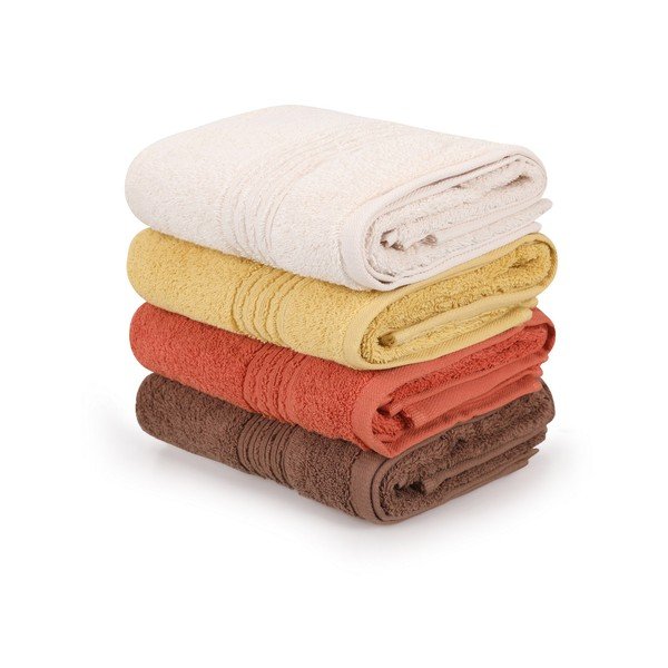 Bawełniane ręczniki zestaw 4 szt. 50x90 cm Asorti – Foutastic-image-2