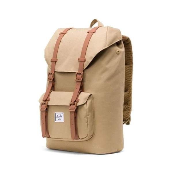 Beżowy plecak Herschel Little America Mid-Volume, 17 l-image-1