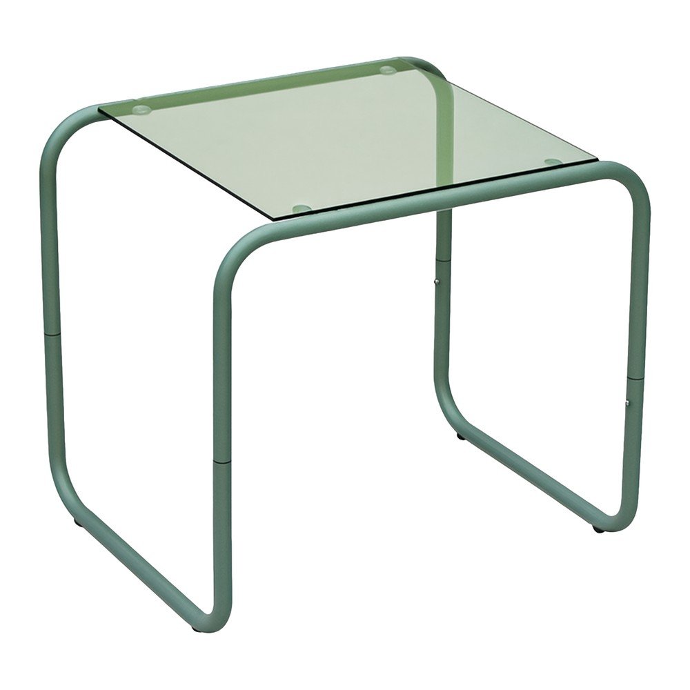 Stolik ze szklanym blatem 40x50 cm Ventana – Leitmotiv