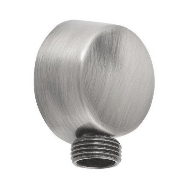 Przyłącze do prysznica z mosiądzu w kolorze matowego srebra ø 5 cm – Sapho