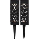 Zestaw 2 ogrodowych lamp solarnych LED Star Trading Izola, wys. 18 cm