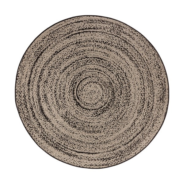 Beżowy okrągły dywan ø 120 cm Swirl – Hanse Home