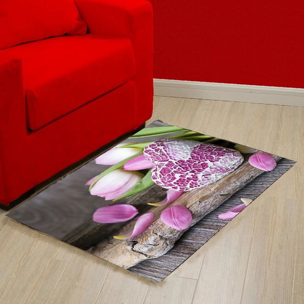 Dywanik winylowy Purple Love, 52x75 cm-image-3