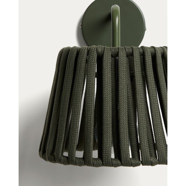 Lampa zewnętrzna ścienna LED solarna (wysokość 23 cm) Aldet – Kave Home-image-3