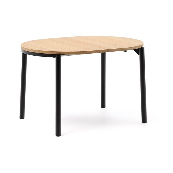 Rozkładany stół z blatem w dekorze dębu 90x120 cm Montuiri – Kave Home-image-2