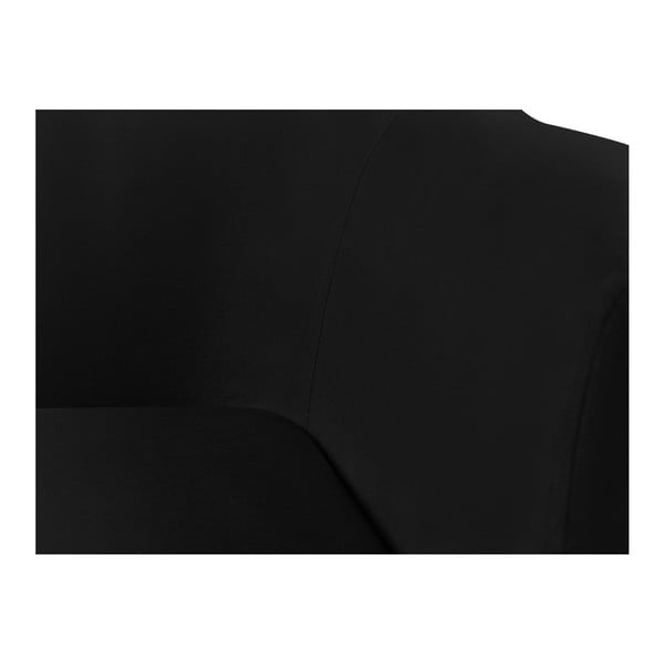 Czarna aksamitna sofa Kooko Home Glam, 175 cm-image-4
