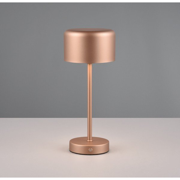 Lampa stołowa LED w kolorze miedzi ze ściemniaczem (wys. 30 cm) Jeff – Reality-image-1