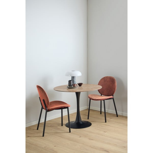 Krzesło w kolorze terakoty Cliff – Actona-image-1