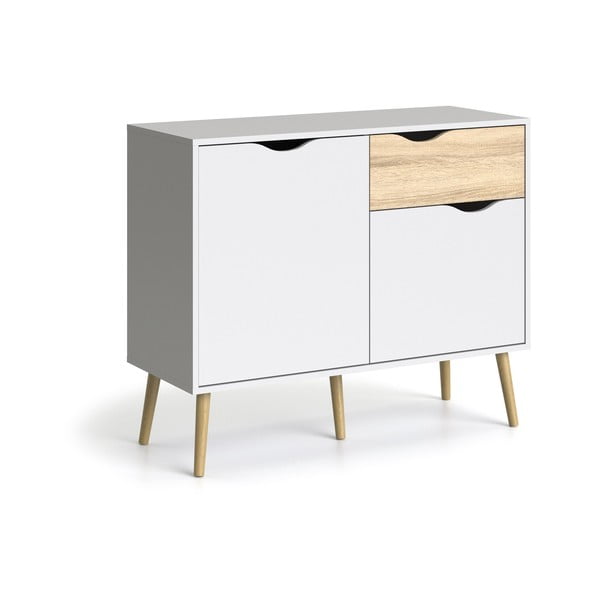 Biała komoda Tvilum Oslo, 99 x 82 cm-image-3