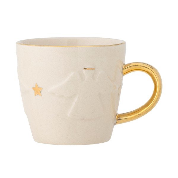 Kremowy kamionkowy kubek do cappuccino 200 ml Starry – Bloomingville