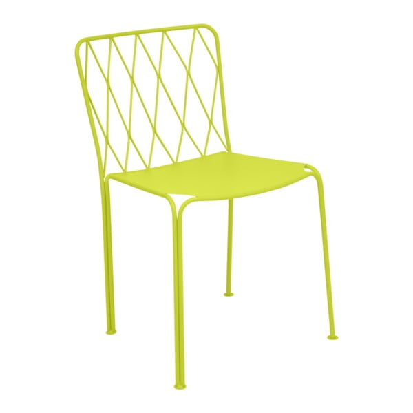 Zielone krzesło ogrodowe Fermob Kintbury
