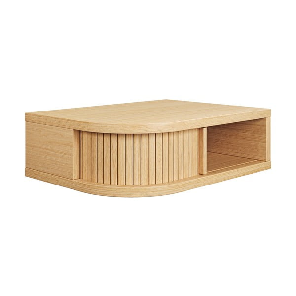 Szafka nocna w dekorze dębu w naturalnym kolorze Farsta – Woodman-image-2