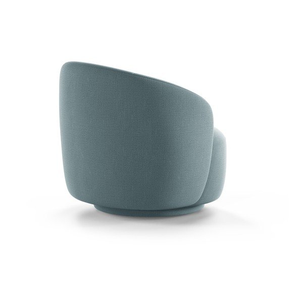 Jasnoniebieski obrotowy fotel Letizia – Micadoni -image-2