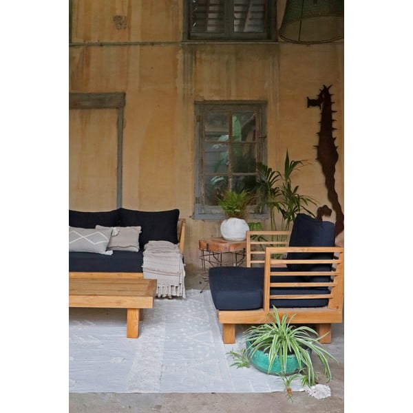 Biały bawełniany dywan tkany ręcznie odpowiedni do prania 200x300 cm Tribu Natural – Lorena Canals-image-3