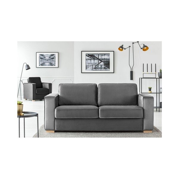 Szara sofa 2-osobowa Cosmopolitan design Chicago-image-3