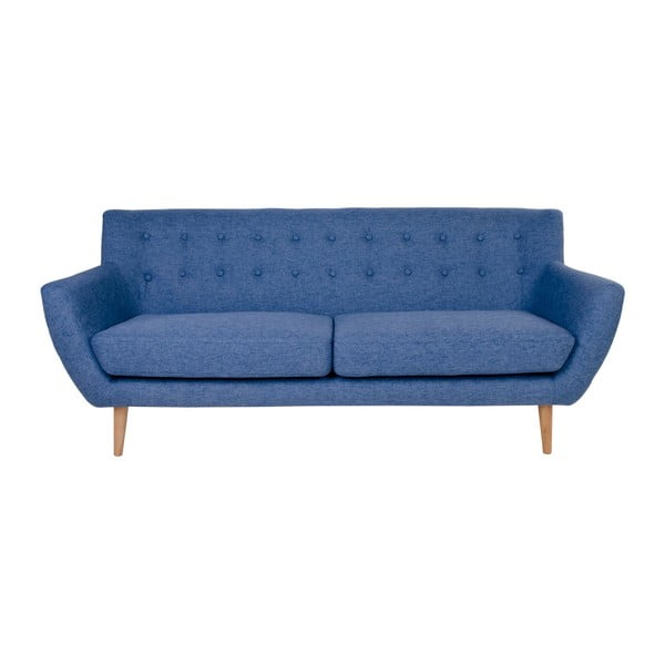 Niebieska sofa 3-osobowa House Nordic Monte