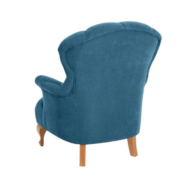 Niebieski fotel Max Winzer Camilla Velor-image-1