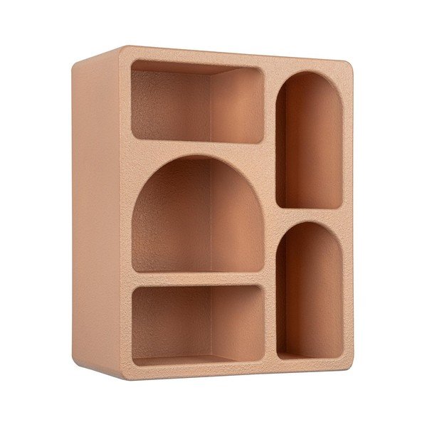 Wielopoziomowa półka w kolorze terakoty 40 cm Creamy – Bizzotto