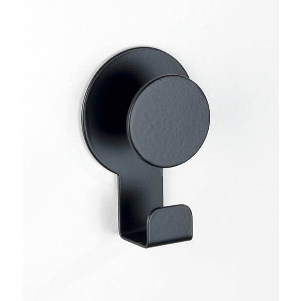 Czarny matowy haczyk ścienny Wenko Blandas-image-3