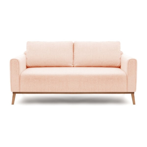 Różowa sofa 3-osobowa Vivonita Milton